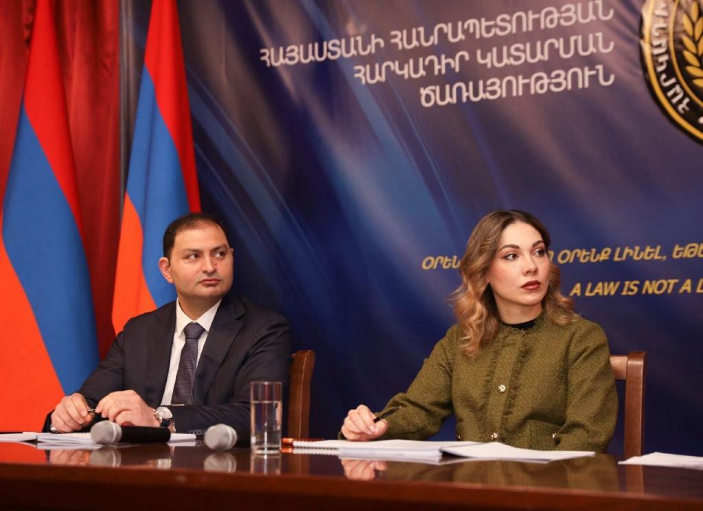 Սրբուհի Գալյանին է ներկայացվել Հարկադիր կատարումն ապահովող ծառայության 2025թ.-ի հաշվետվությունը