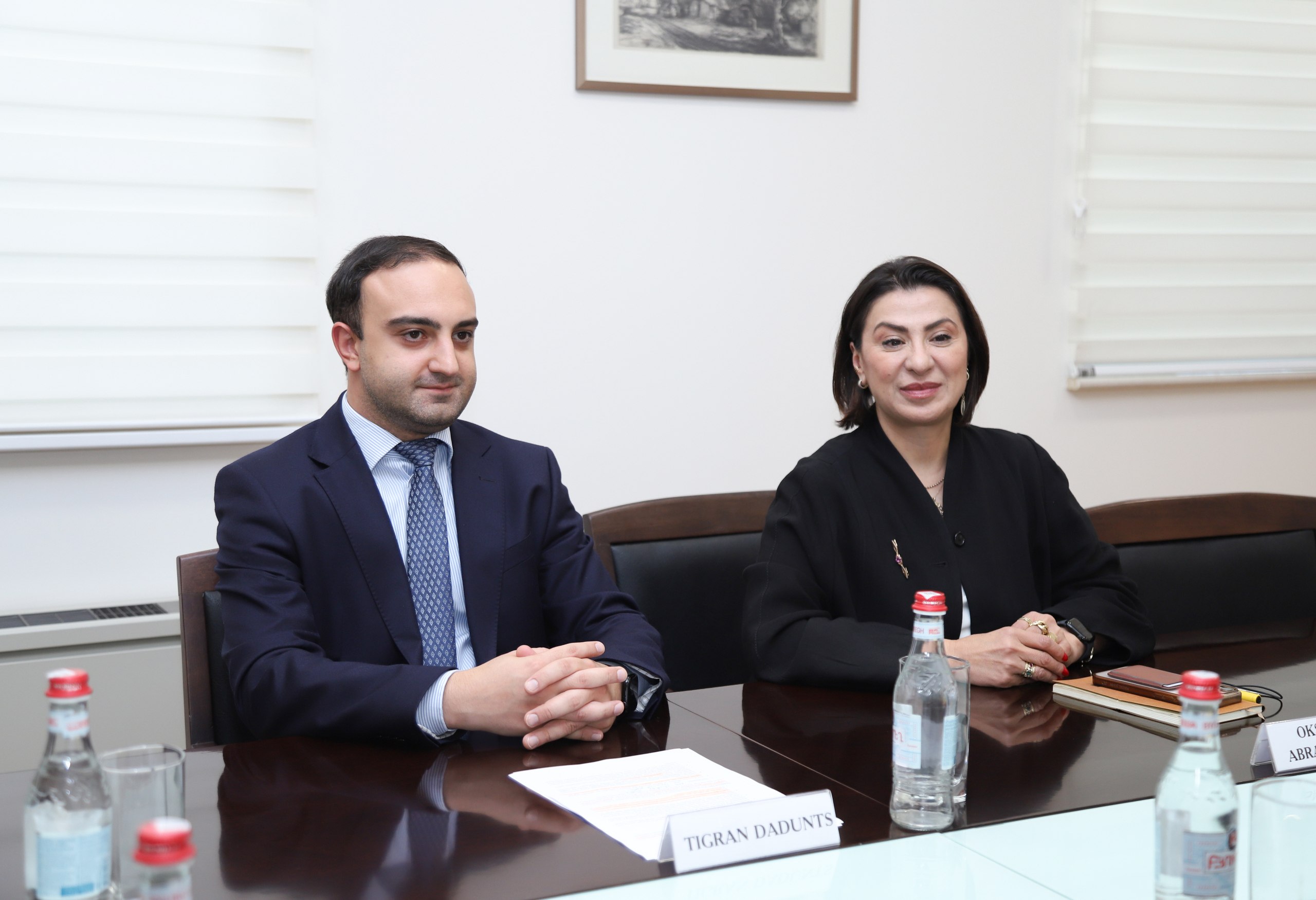 Տիգրան Դադունցը և Օկսաննա Աբրահամյանն ընդունել են Էստոնիայի Հանրապետության գլխավոր դատախազի գլխավորած պատվիրակությանը